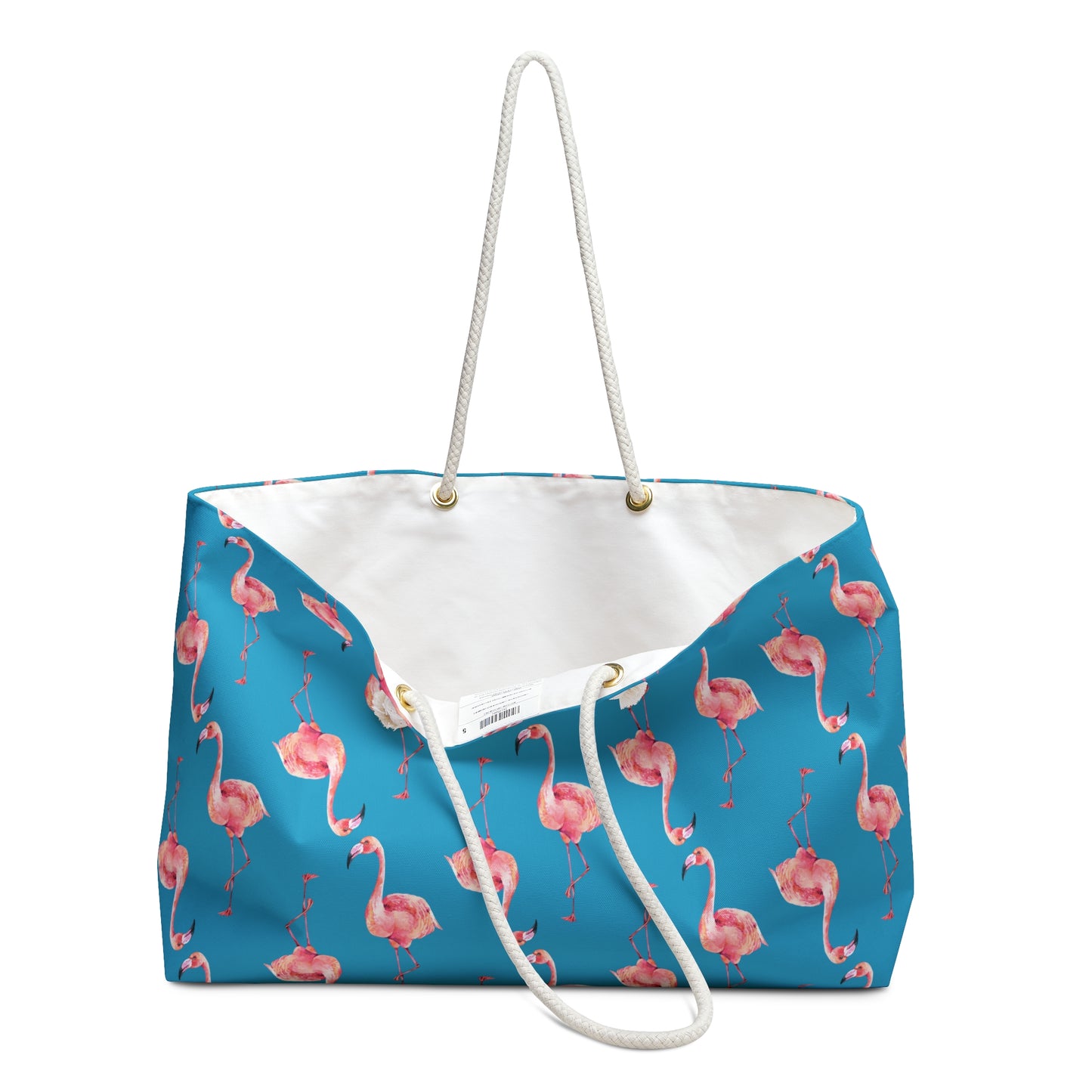 Vibrant Flamingo Weekender Bag