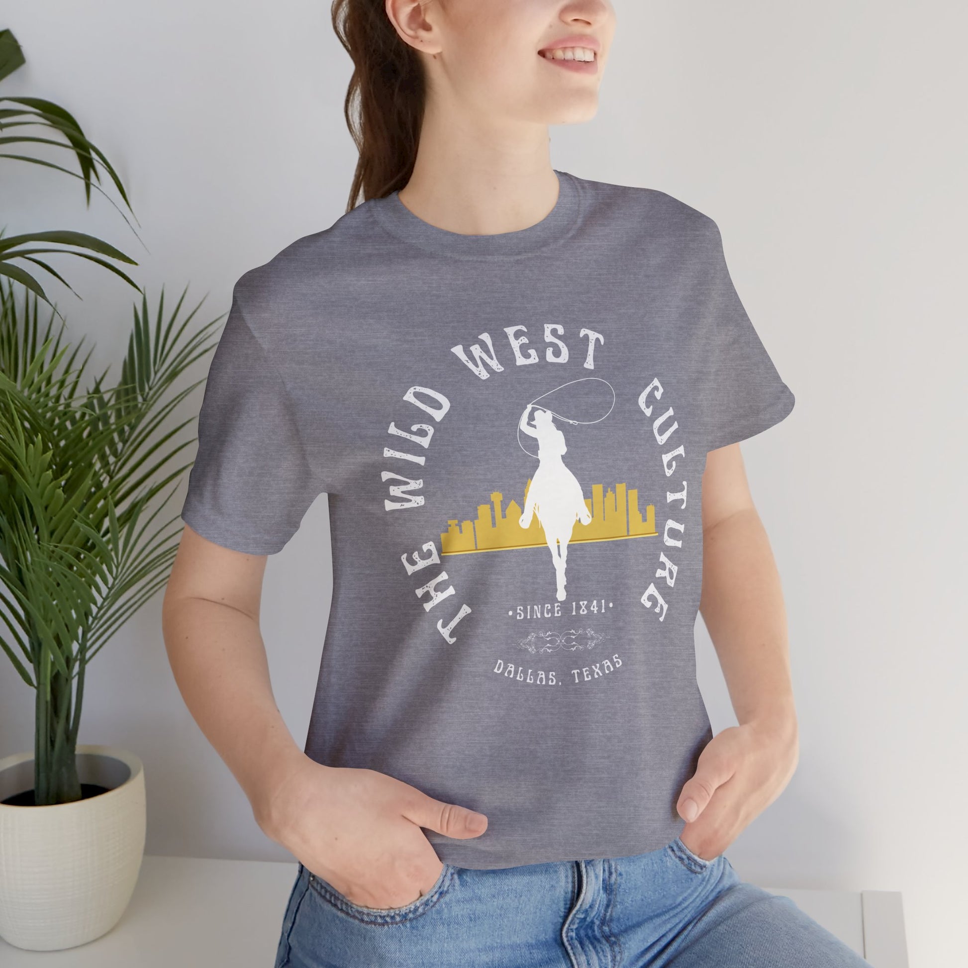 Wild West Culture Unisex Jersey Tee - Vintage Cowboy Style - DiRoMi