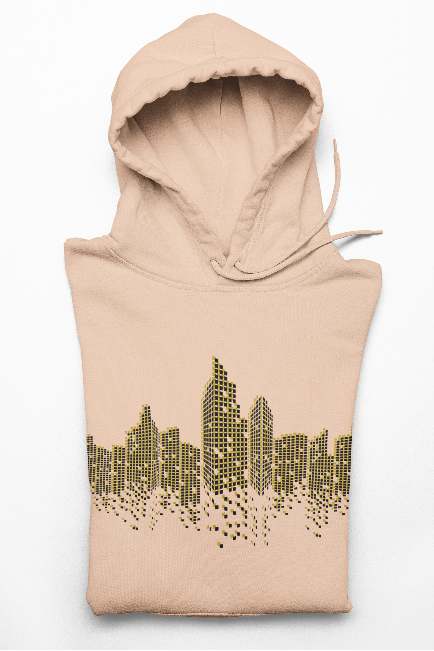 Women's Cropped Hoodie with Urban Skyline Design, crop top , hoodie, women cropped hoodie, personalized cropped hoodies, Team hoodies, Cropped Sweatshirt - DiRoMi