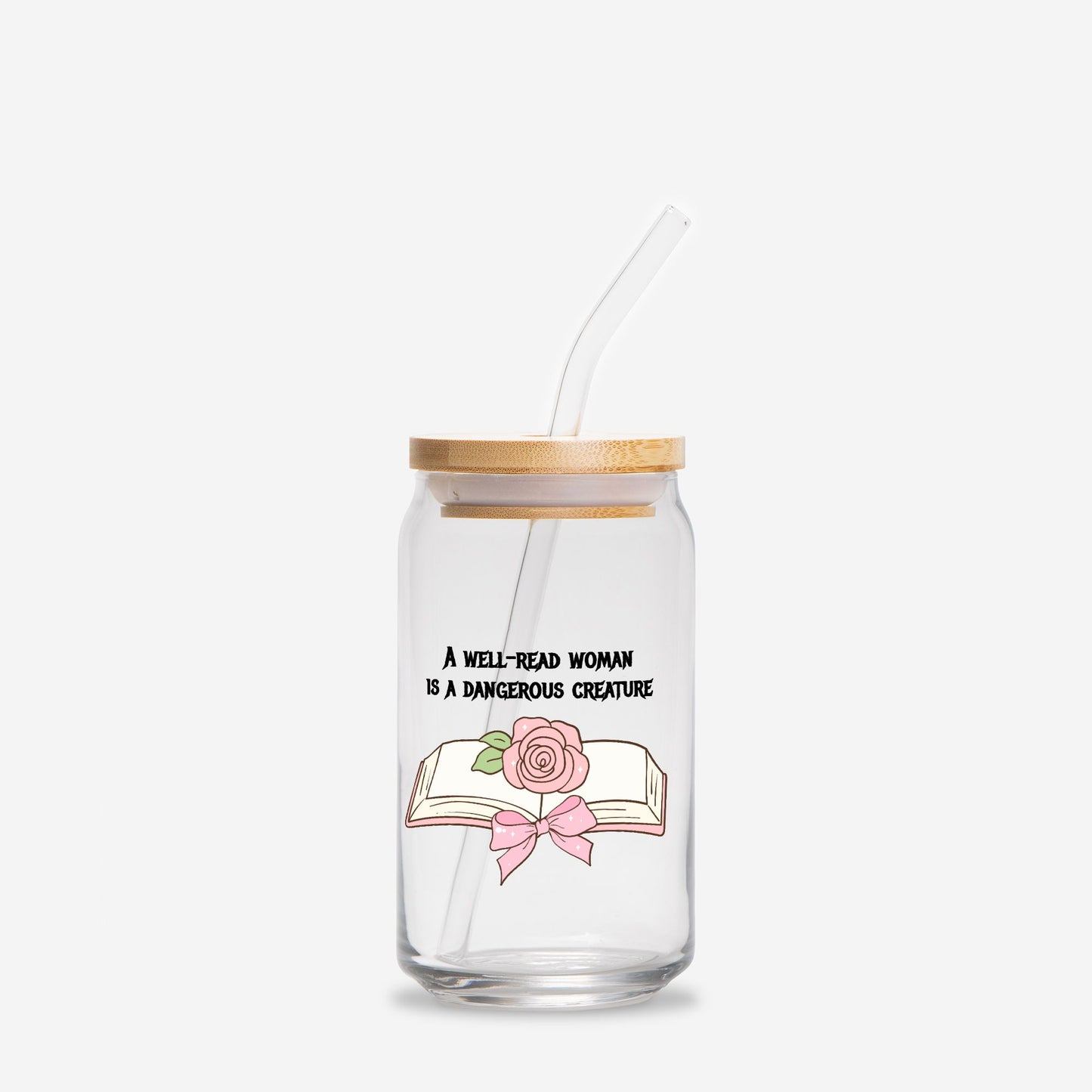 Bookish Glass tumbler 16oz